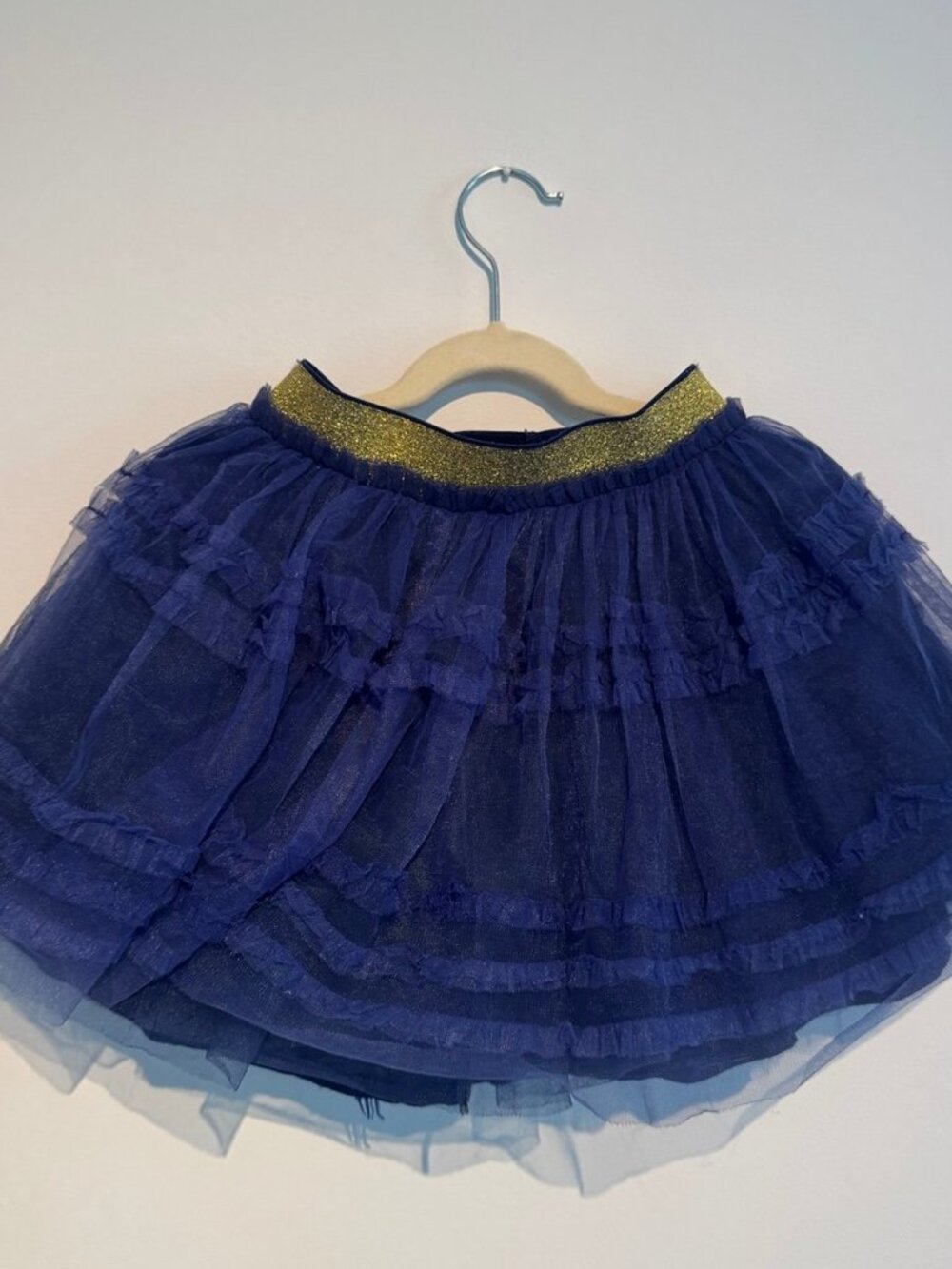 Mini Boden Navy Tulle Skirt 3-4Y